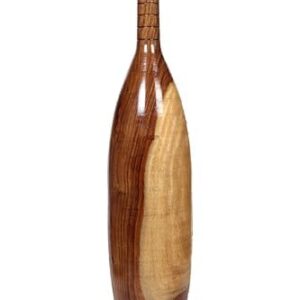 Hashco Sports Wooden Oval Shape Mugdar (4KG) | Indian Clubbell Karla Kattai Gada