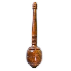 Hanuman Gada Wooden Clubbell for Men & Women | Traditional Karla Kattai by Hashco Sports