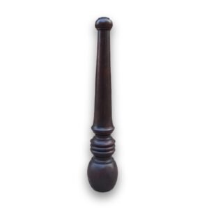Hashco - Krishna Gada / Elite jet black wooden macebell