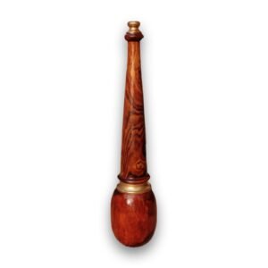 Hashco - Brass Inlay Gada / Indian mace with non-slip grip